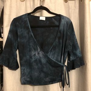 Dark blue top